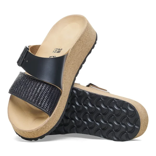 Almina Natural Leather-Synthetics Black - Image 4