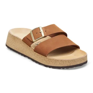 Almina Nubuck Leather Pecan
