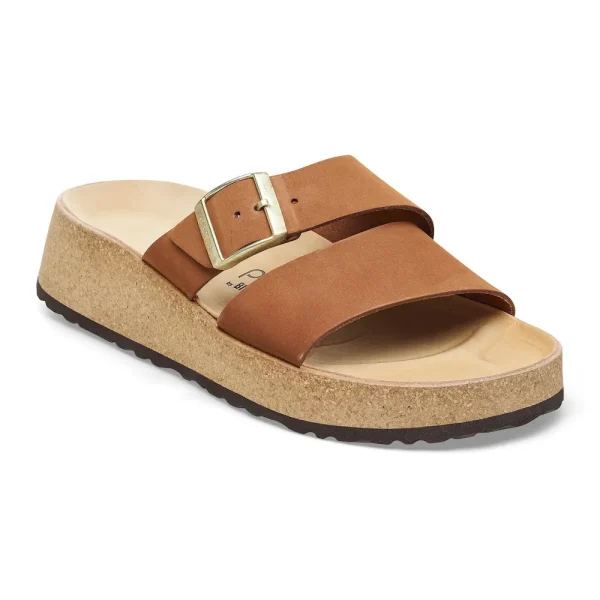 Almina Nubuck Leather Pecan