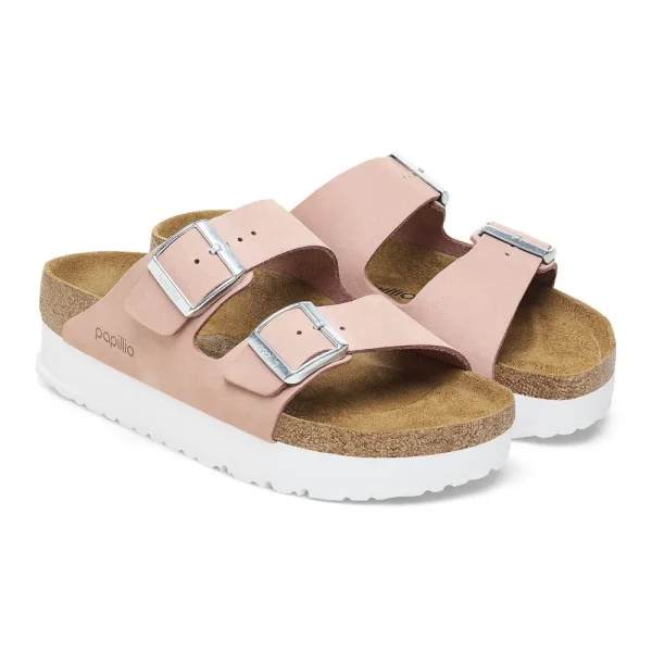 Arizona Flex Platform Nubuck Leather Soft Pink - Image 6