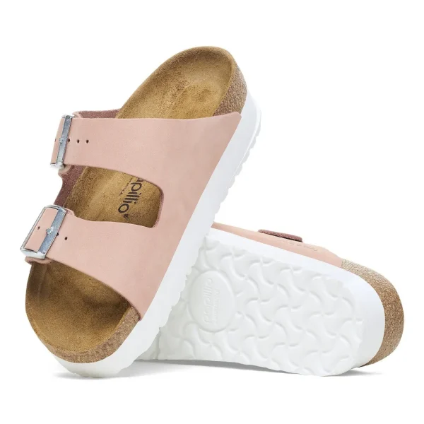 Arizona Flex Platform Nubuck Leather Soft Pink - Image 4