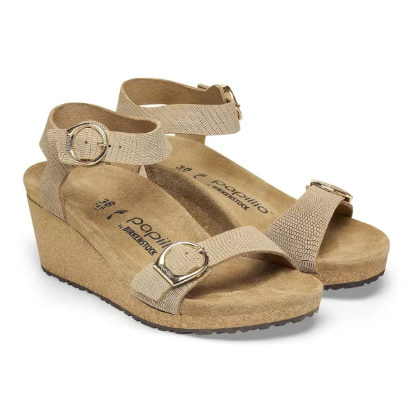 Soley Embossed Leather Sandcastle - Image 6