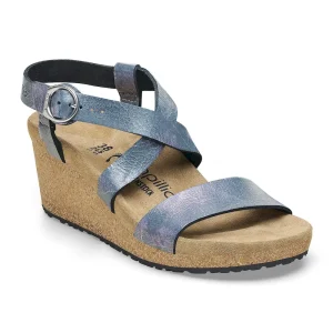 Sibyl Nubuck Leather Metallic Black