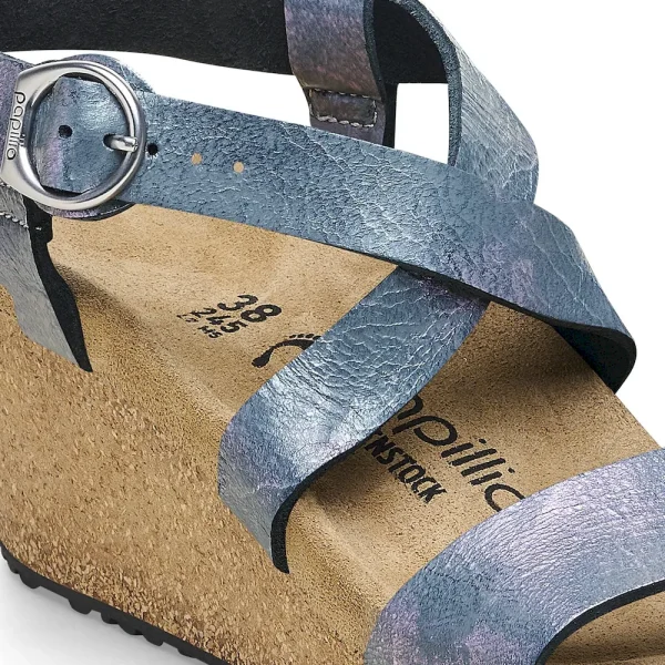 Sibyl Nubuck Leather Metallic Black - Image 8