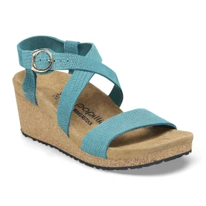 Sibyl Embossed Leather Biscay Bay