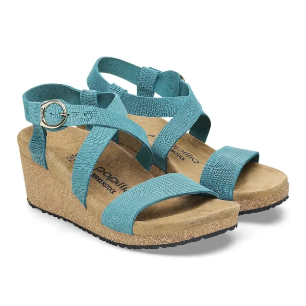 Sibyl Embossed Leather Biscay Bay - Image 6