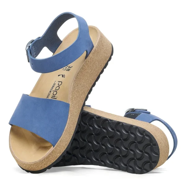 Glenda Nubuck Leather Elemental Blue - Image 4