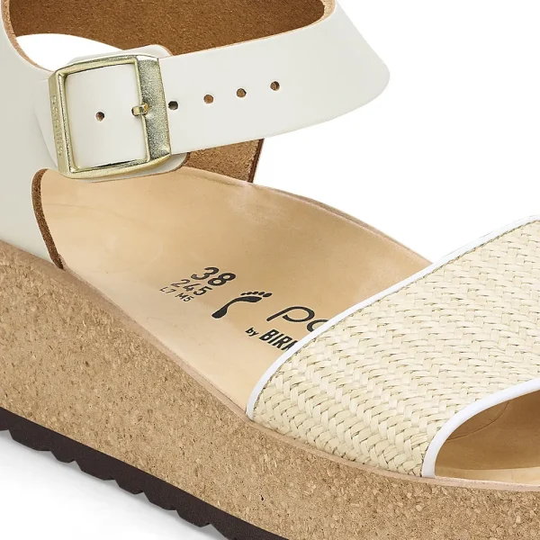 Glenda Natural Leather-Synthetics Natural/White - Image 8