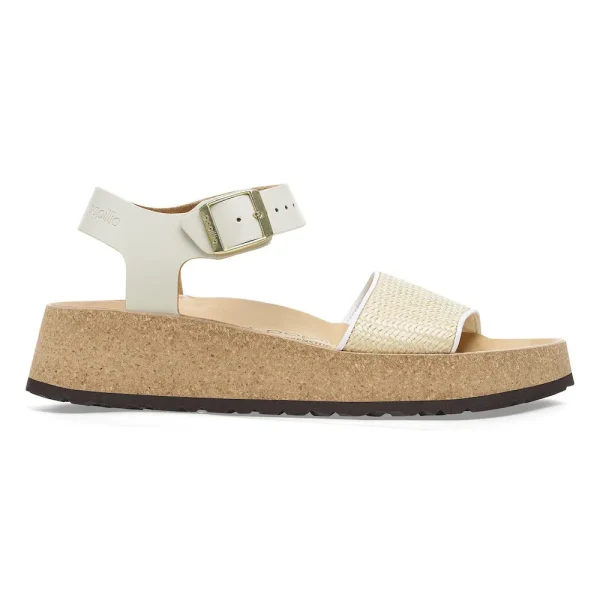 Glenda Natural Leather-Synthetics Natural/White - Image 7
