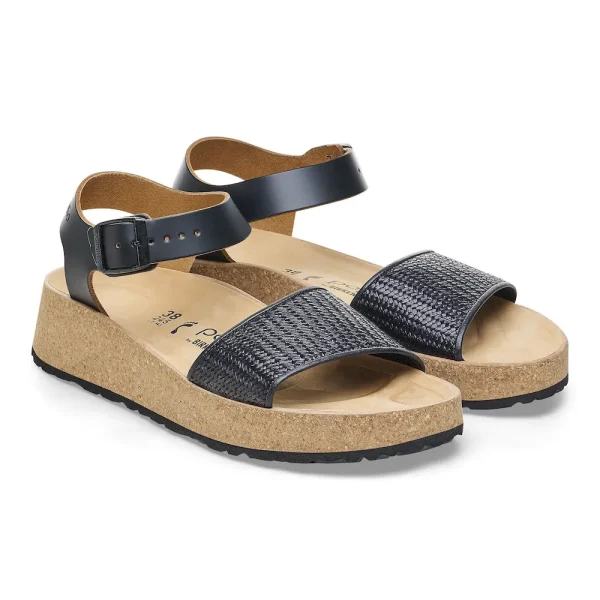 Glenda Natural Leather-Synthetics Black - Image 6