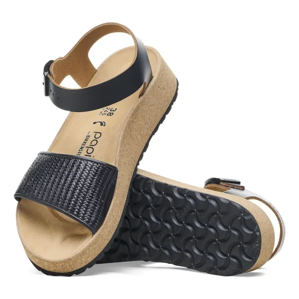 Glenda Natural Leather-Synthetics Black - Image 4