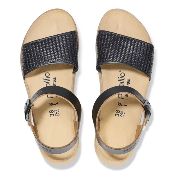 Glenda Natural Leather-Synthetics Black - Image 5