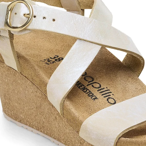 Sibyl Nubuck Leather Metallic Silver - Image 8