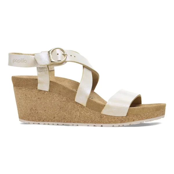 Sibyl Nubuck Leather Metallic Silver - Image 7