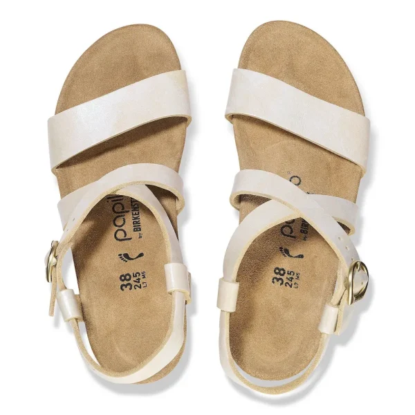 Sibyl Nubuck Leather Metallic Silver - Image 5