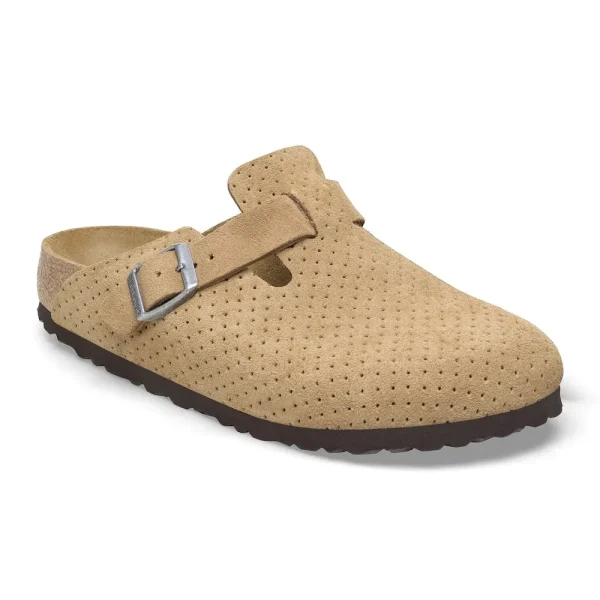 Boston Suede Embossed Dotted New Beige