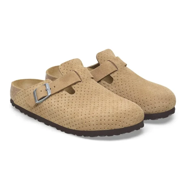 Boston Suede Embossed Dotted New Beige - Image 8