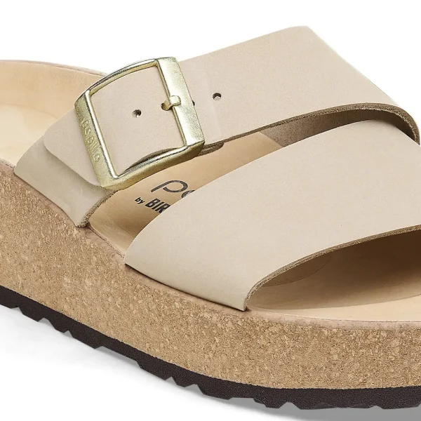 Almina Nubuck Leather Sandcastle - Image 8