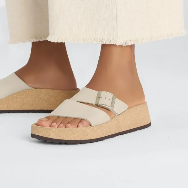 Almina Nubuck Leather Sandcastle - Image 3