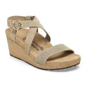 Sibyl Embossed Leather Sandcastle