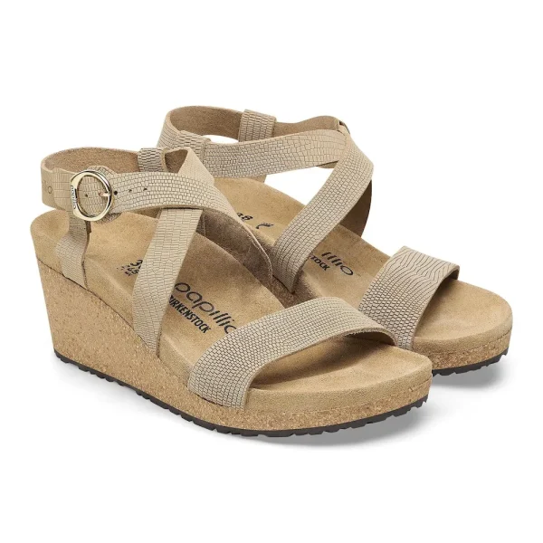 Sibyl Embossed Leather Sandcastle - Image 6