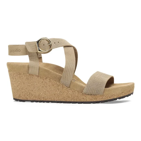 Sibyl Embossed Leather Sandcastle - Image 7