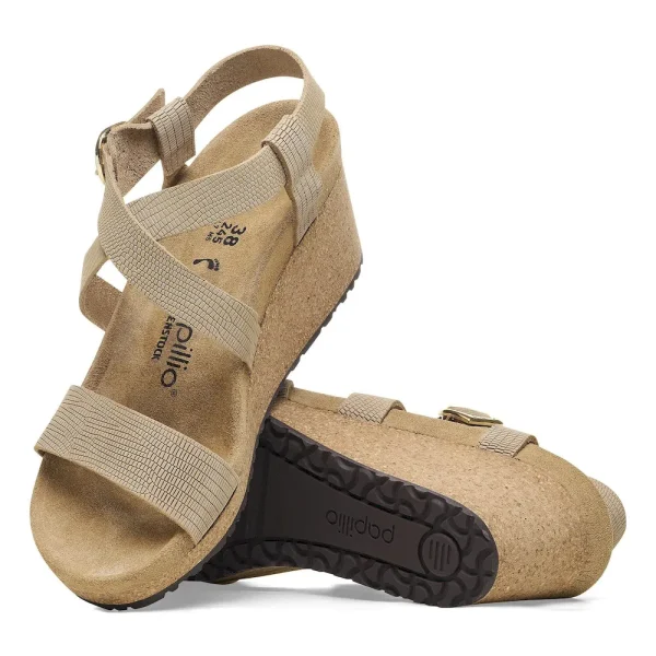 Sibyl Embossed Leather Sandcastle - Image 4