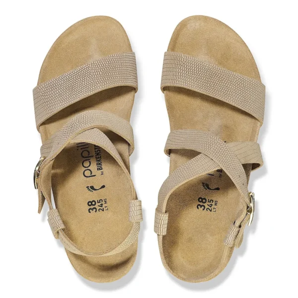 Sibyl Embossed Leather Sandcastle - Image 5