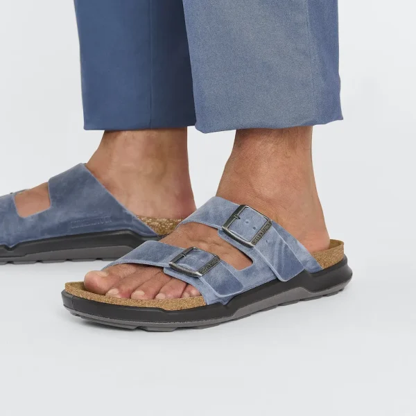 Arizona Crosstown Men Oiled Leather Elemental Blue - Image 3