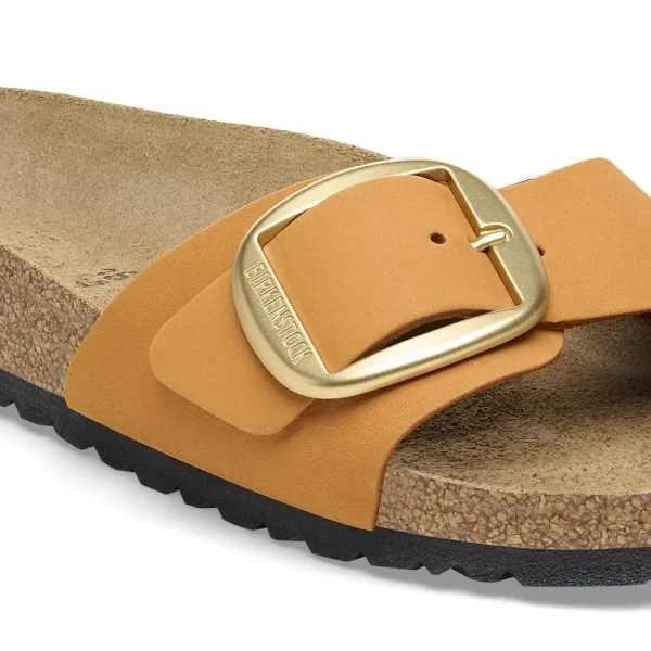 Madrid Big Buckle Nubuck Leather Burnt Orange - Image 8