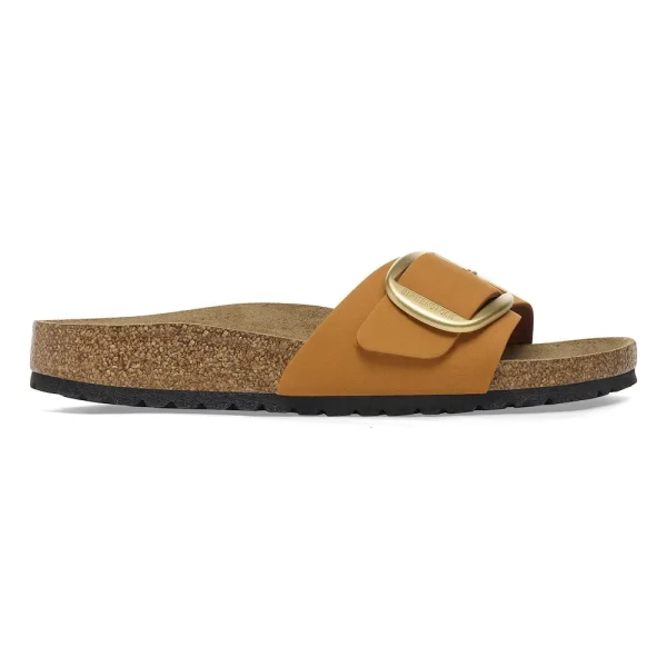 Madrid Big Buckle Nubuck Leather Burnt Orange - Image 7
