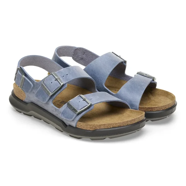 Milano Crosstown Men Oiled Leather Elemental Blue - Image 6