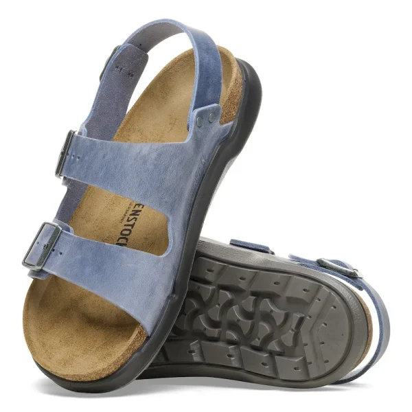Milano Crosstown Men Oiled Leather Elemental Blue - Image 4