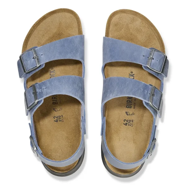 Milano Crosstown Men Oiled Leather Elemental Blue - Image 5