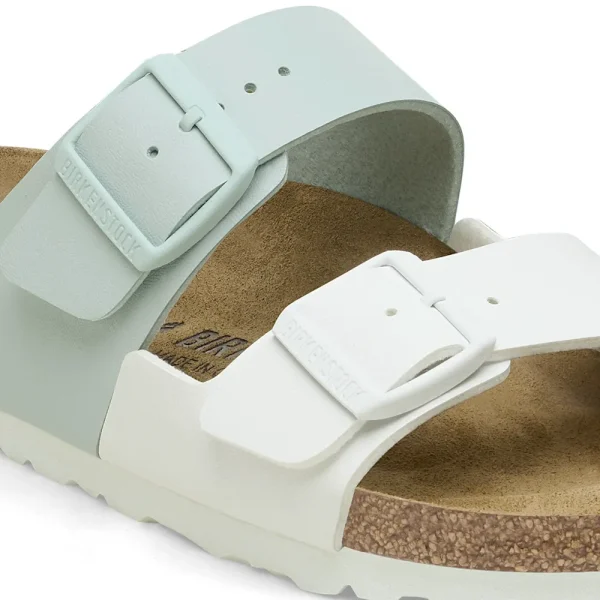 Arizona Split Birko-Flor White/Surf Green - Image 8