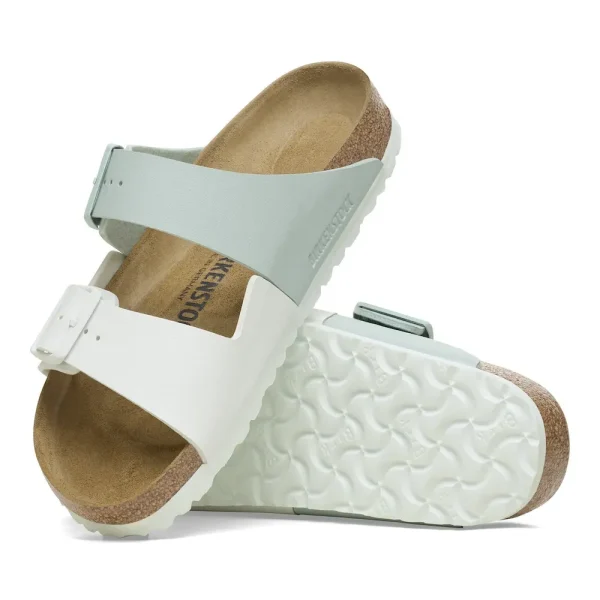 Arizona Split Birko-Flor White/Surf Green - Image 4