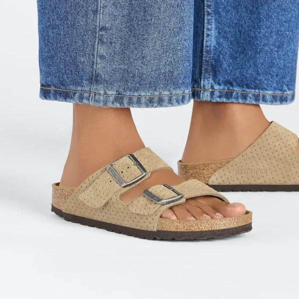 Arizona Suede Embossed New Beige - Image 3
