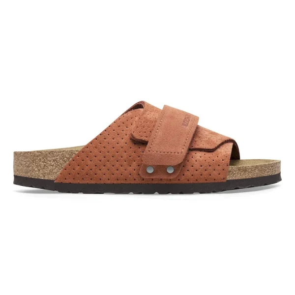 Kyoto Suede Embossed Dotted Burnt Orange - Image 5