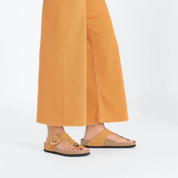 Gizeh Big Buckle Nubuck Leather Burnt Orange - Image 2