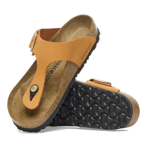Gizeh Big Buckle Nubuck Leather Burnt Orange - Image 4