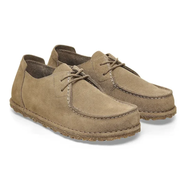 Utti Lace Suede Leather Gray Taupe - Image 6