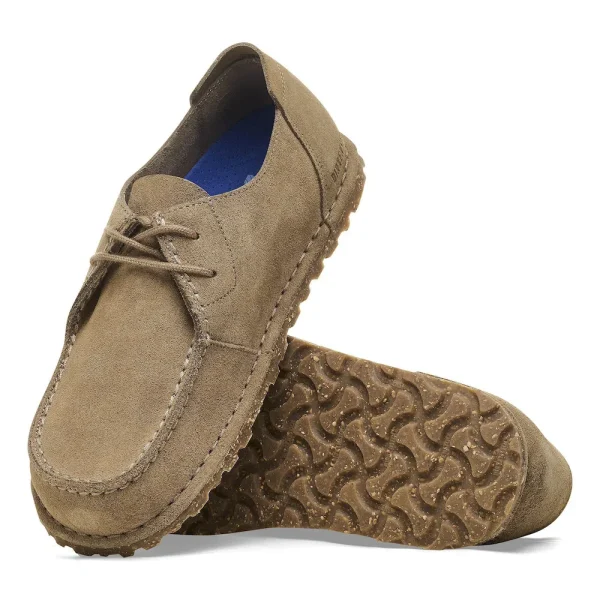 Utti Lace Suede Leather Gray Taupe - Image 4