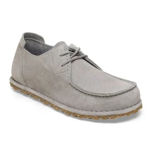 Utti Lace Suede Leather Whale Gray