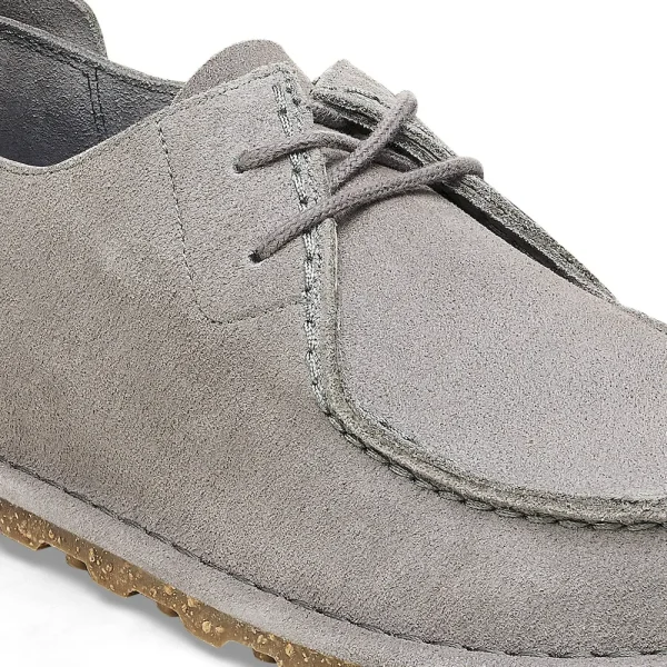 Utti Lace Suede Leather Whale Gray - Image 8