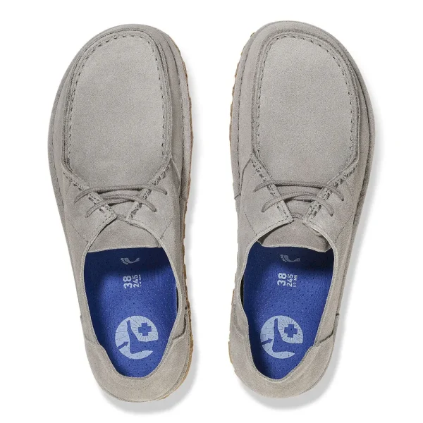 Utti Lace Suede Leather Whale Gray - Image 5