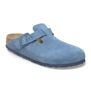 Boston Soft Footbed Suede Leather Elemental Blue
