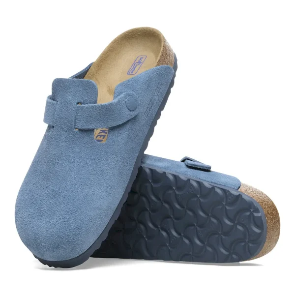 Boston Soft Footbed Suede Leather Elemental Blue - Image 2
