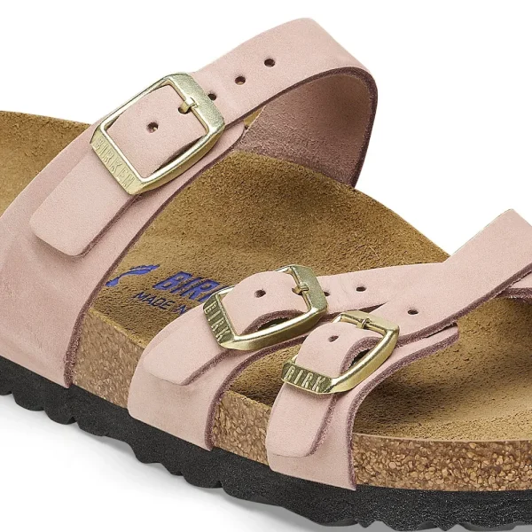 Franca Soft Footbed Nubuck Leather Soft Pink - Image 8