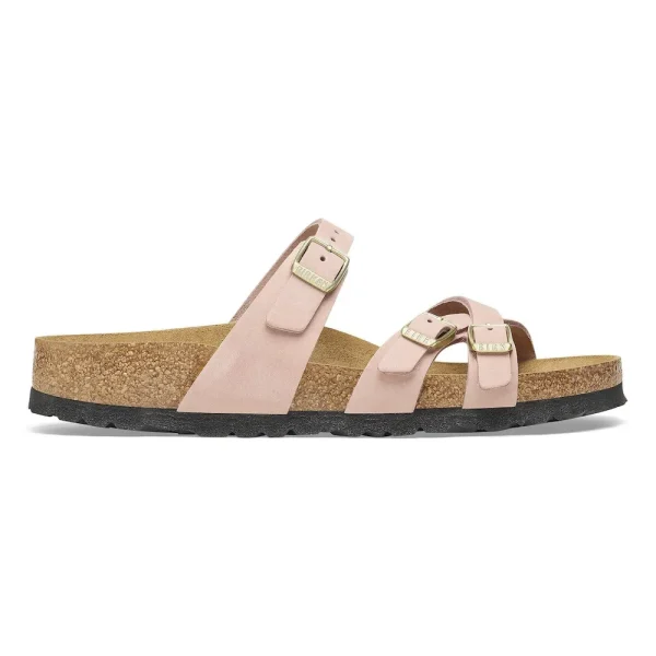 Franca Soft Footbed Nubuck Leather Soft Pink - Image 7