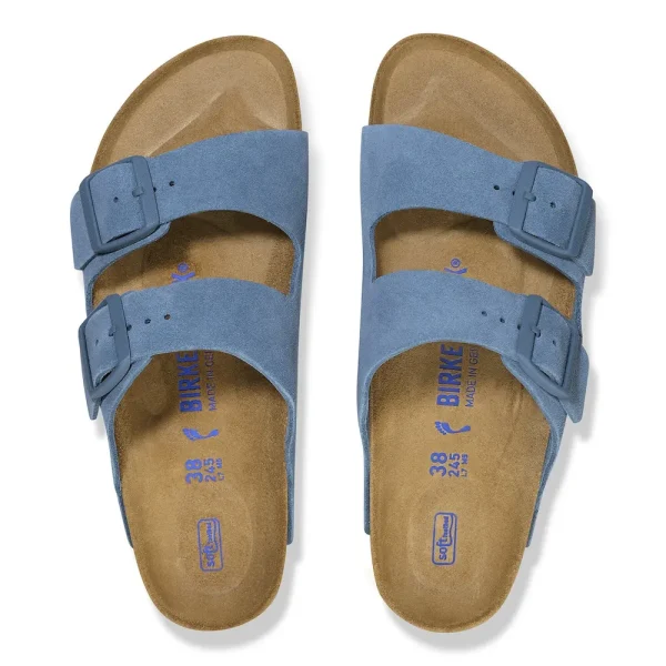 Arizona Soft Footbed Suede Leather Elemental Blue - Image 3